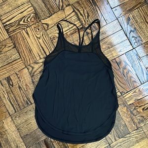 Lululemon black flowy top